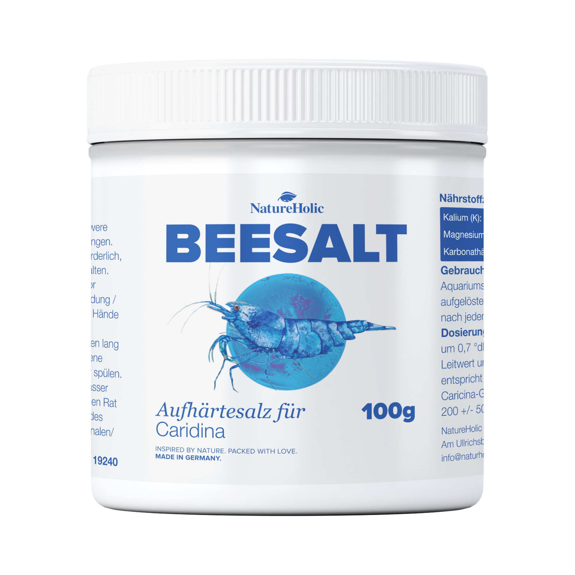 Dose BEESALT Aufhärtesalz für Caridina, 100 g